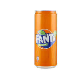 Lattina fanta aranciata - 33 cl - fanta