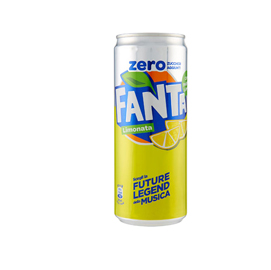 Lattina fanta lemon zero - 33 cl - fanta