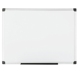 Lavagna magnetica - 90 x 120 cm - superficie in acciao laccato - cornice in alluminio - bianco - starline