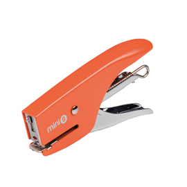 Minicucitrice a pinza fluo mini 8 arancio iternet