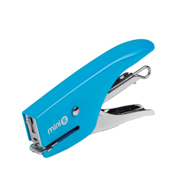 Minicucitrice a pinza fluo mini 8 azzurro iternet