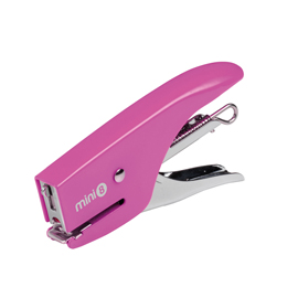 Minicucitrice a pinza fluo mini 8 rosa iternet