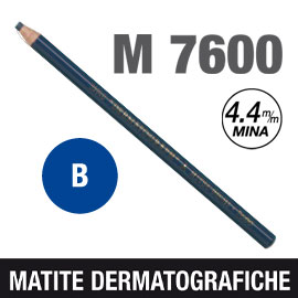 Matita dermotografica 7600 blu uni mitsubishi