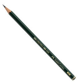 Matita grafite castell 9000 2h esagonale faber castell