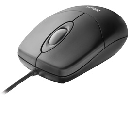 Mouse ottico con filo optical mouse - trust