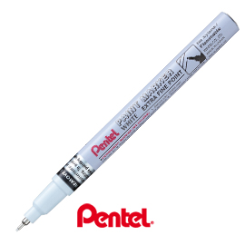 Marcatore paint mfp10 - bianco pentel punta conica extra fine