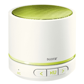 Mini cassa audio portatile bluetooth wow verde leitz