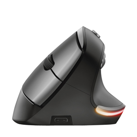 Mouse bayo - ergonomico - wireless - ricaricabile - trust