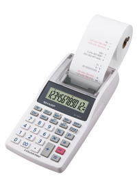 Mini calcolatrice scrivente el 1611v sharp 12cifre