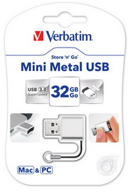 Memoria usb3.0 32gb store 'n' go mini metal for mac  pc