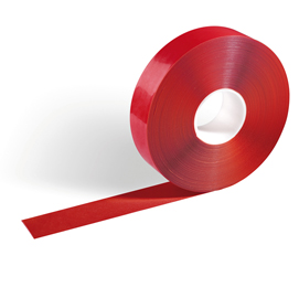 Nastro adesivo da pavimento duraline® strong 50/50 - 50 mm x 30 mt - rosso - durable
