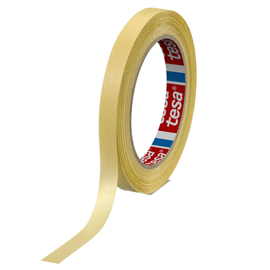 Nastro adesivo  in carta tesa 4323 - 12 mm x 50 m - beige - tesa