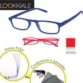 Occhiale diottrie +3,50 mod. Smart rosso lokkiale