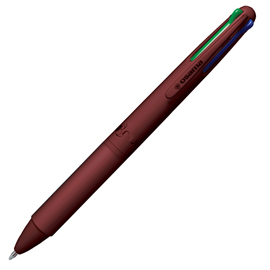 Penna a sfera 4 multi urban - punta 1,00 mm - 4 colori - rustic red - osama