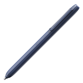 Penna a sfera avori - punta m - fusto blu polvere - faber-castell