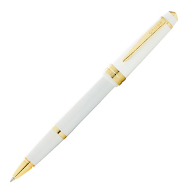 Penna roller bailey light - punta f - fusto bianco - cross