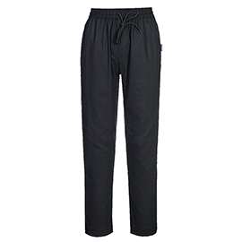 Pantaloni cuoco meshair pro - taglia xxl - nero - portwest