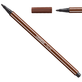 Pennarello stabilo pen 68/45 marrone
