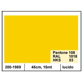 Plastica adesiva dc-fix 45cm x 15mt giallo 101 lucido