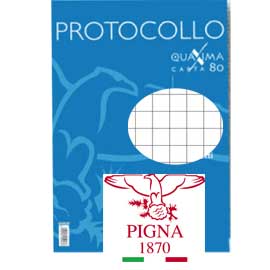 Protocollo a4 5mm 30fg 80gr pigna