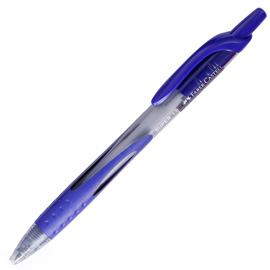 Penna a sfera scatto super 1.0 blu faber castell