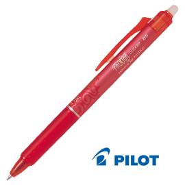 Penna sfera a scatto frixionball clicker 0,5mm rosso pilot