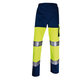 Pantalone alta visibilita' phpa2 giallo fluo tg. L