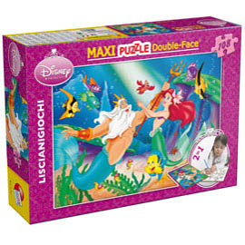 Puzzle df supermaxi 108 little mermaid lisciani