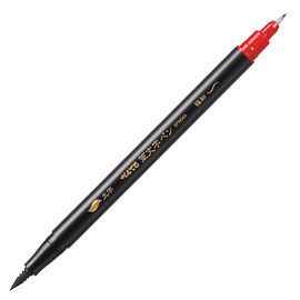 Penna a doppia punta per disegnare e illustrare inchiostro nero pentel