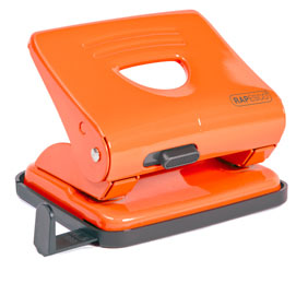 Perforatore 825 2 fori arancio max 25 fg rapesco