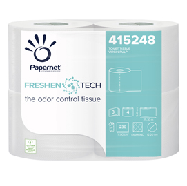 Pacco 4rt carta igienica 3 veli 25,3mt 230 strappi freshen tech