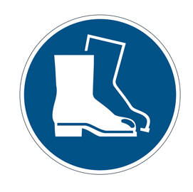 Pittogramma adesivo da terra 