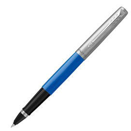 Penna roller jotter original punta f fusto blu parker