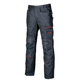 Pantaloni da lavoro invernali free taglia 48 nero u-power