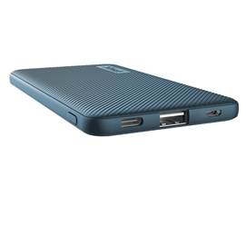 Powerbank ultrasottile primo - 5.000 mah - blu - trust