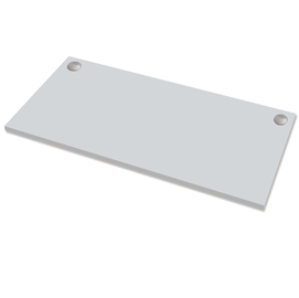 Piano di lavoro per scrivania cambio - 180x80x2,5 cm - grigio - fellowes