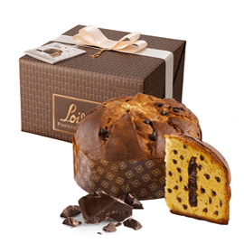 Panettone regal cioccolato linea top genesi - 600 g - loison