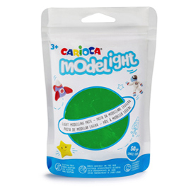 Pasta model light - 50 gr - verde - carioca