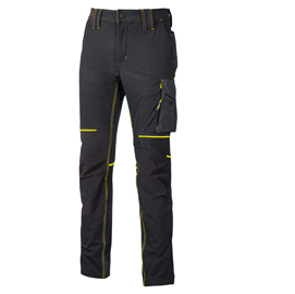 Pantalone da lavoro world - invernale - taglia m - nero - u-power