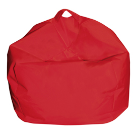 Pouf comodone - 62 x 65 cm - rosso - king collection