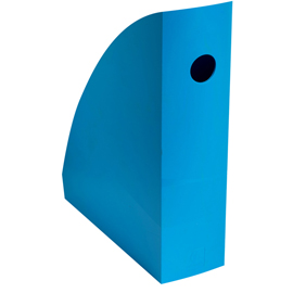 Portariviste mag-cube bee blue - a4+ - 26,6 x 8,2 x 30,5 cm - turchese - exacompta