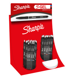 Penna sharpie s-gel - colori assortiti - expo 60 pezzi