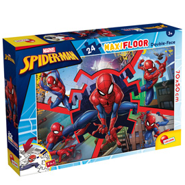 Puzzle maxi - marvel ''spiderman'' - 24 pezzi - lisciani