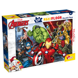 Puzzle maxi - marvel ''avengers'' - 108 pezzi - lisciani