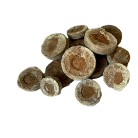 Pastiglia in torba - diametro 3,6 cm - cwr - conf. 36 pezzi