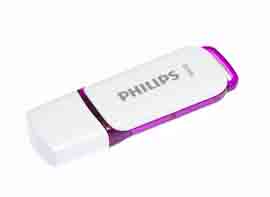 Philips usb 2.0 64gb snow edition viola