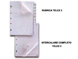 Rubrica a-z per telex 3 e combi 2000 15x21cm (a5)