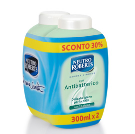 Ricarica bis 600ml sapone liquido active hygiene neutro roberts