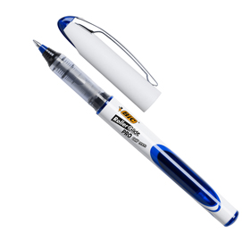 Roller glide pro 537 punta conica 0,7mm blu bic