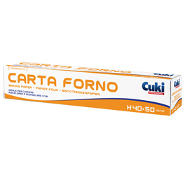 Roll carta forno 400mmx50m cuki professional